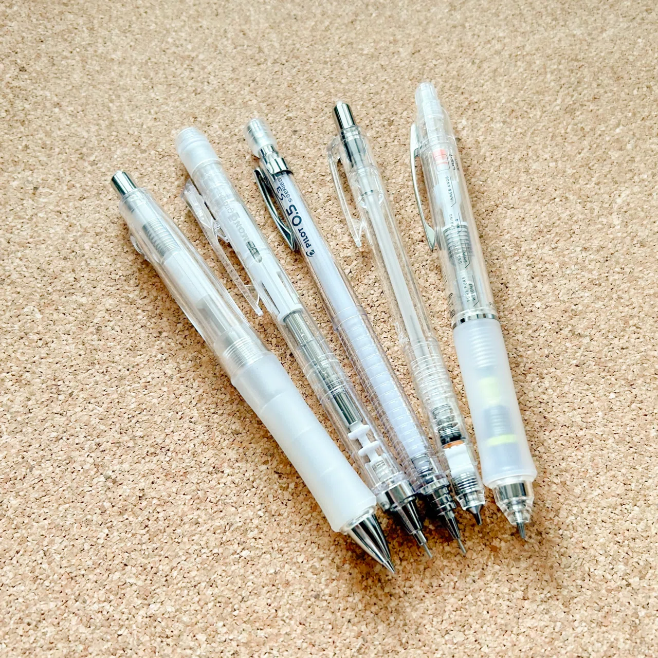 サブ筆箱紹介【透明統一】｜さーさー/stationery🍀