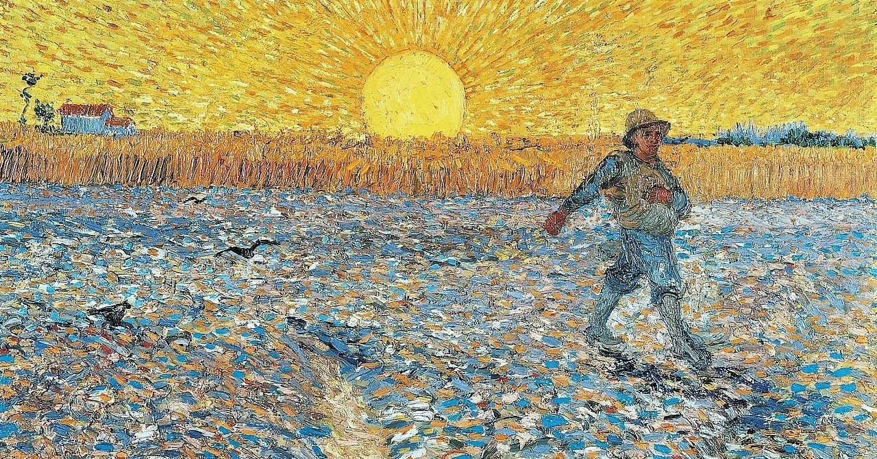 種まく人 ミレーとゴッホ 私感 ヴェルデ 歴史 美術ライター note
