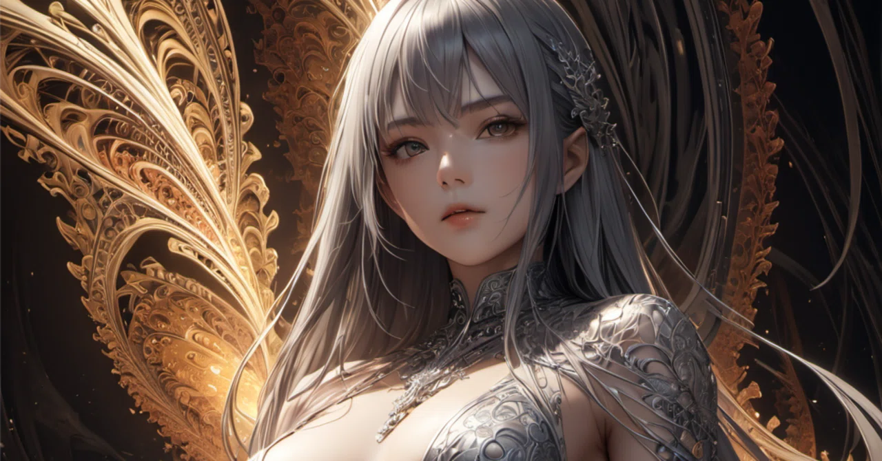 【至高の正耽美少女】蒼き夜の静寂、無垢なる少女の肖像　世界一点物　アートピース rectangle_large_type_2_6fa8ab6