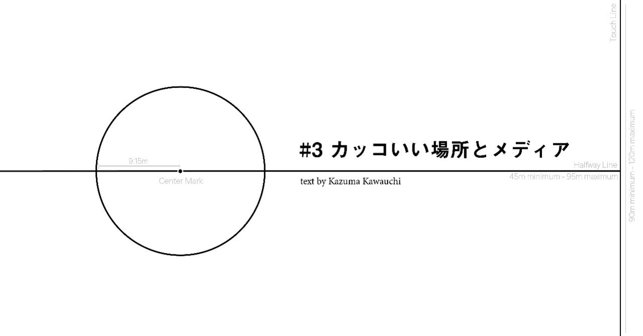 3 カッコいい場所 と カッコいいメディア について 河内一馬 Note