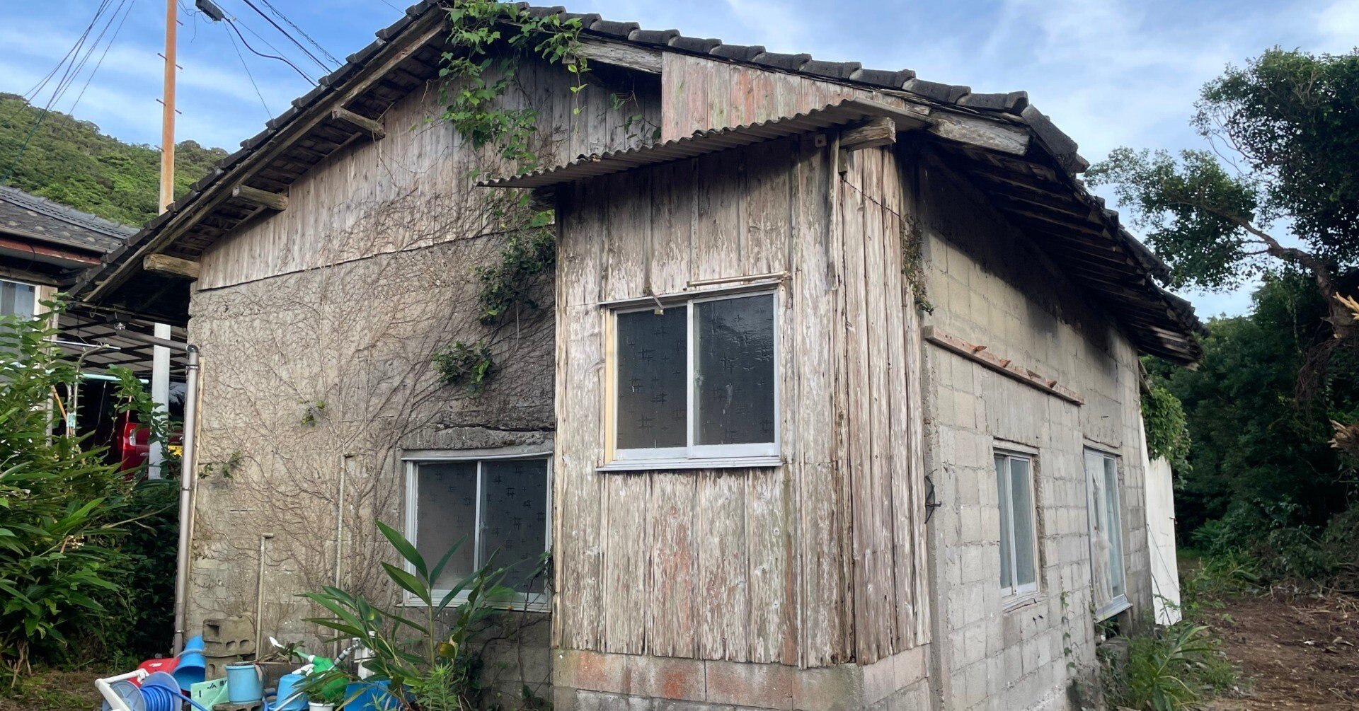 家畜小屋ではないです。僕ん家?です😓｜鹿児島県西之表市・地域おこし