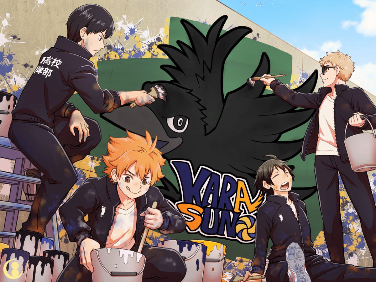 月島蛍 山口忠 日向翔陽 影山飛雄 ハイキューイラスト｜はちつき