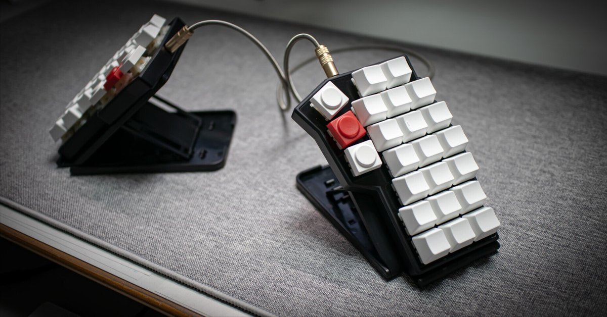 クラシック 自作キーボード超テンティングセット（MP3BK用） こく キーボード