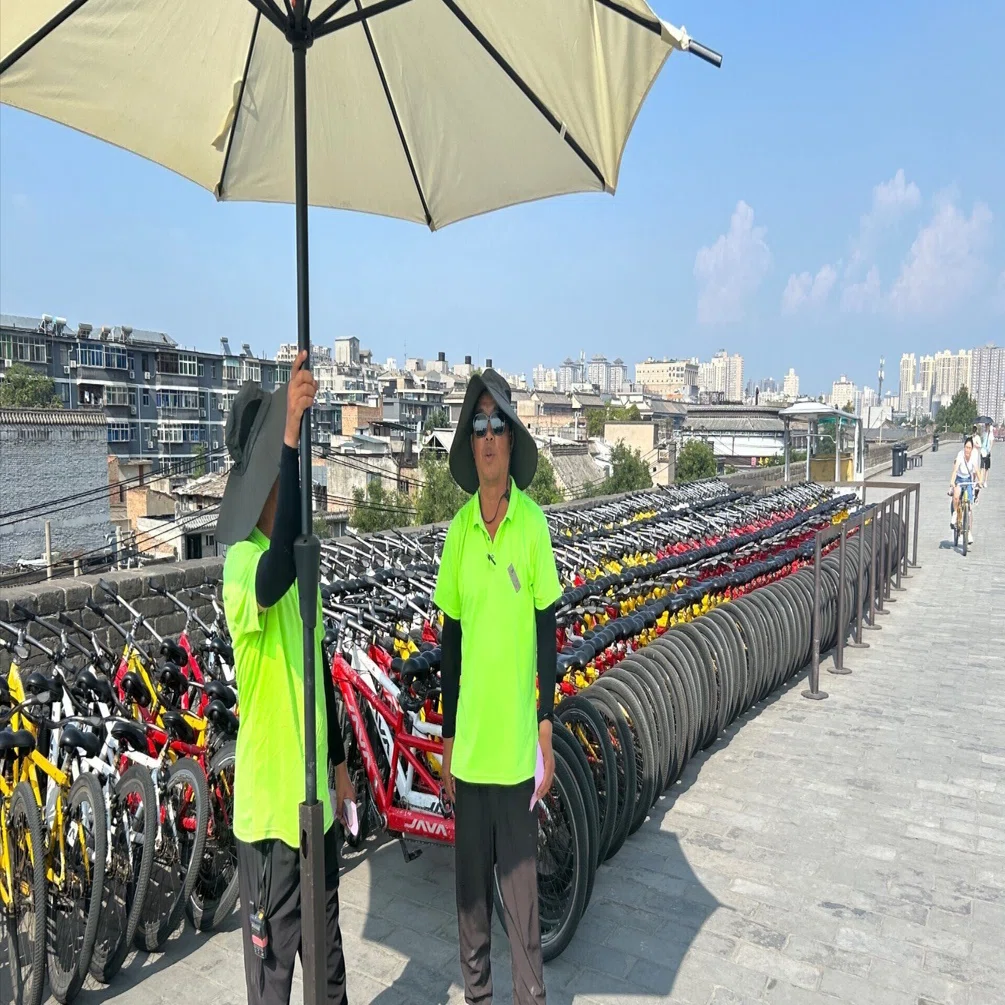 2024年2回目の中国旅行は西安 その4：城壁で自転車に乗ってみた｜吉川智