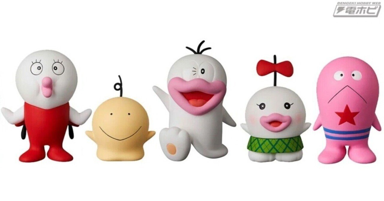 中嶋製作所　オバケのP子　ソフビ　オバケのQ太郎　藤子不二雄 Qちゃんのオバケ仲間たちが大集合！『新オバケのQ太郎』の完成品