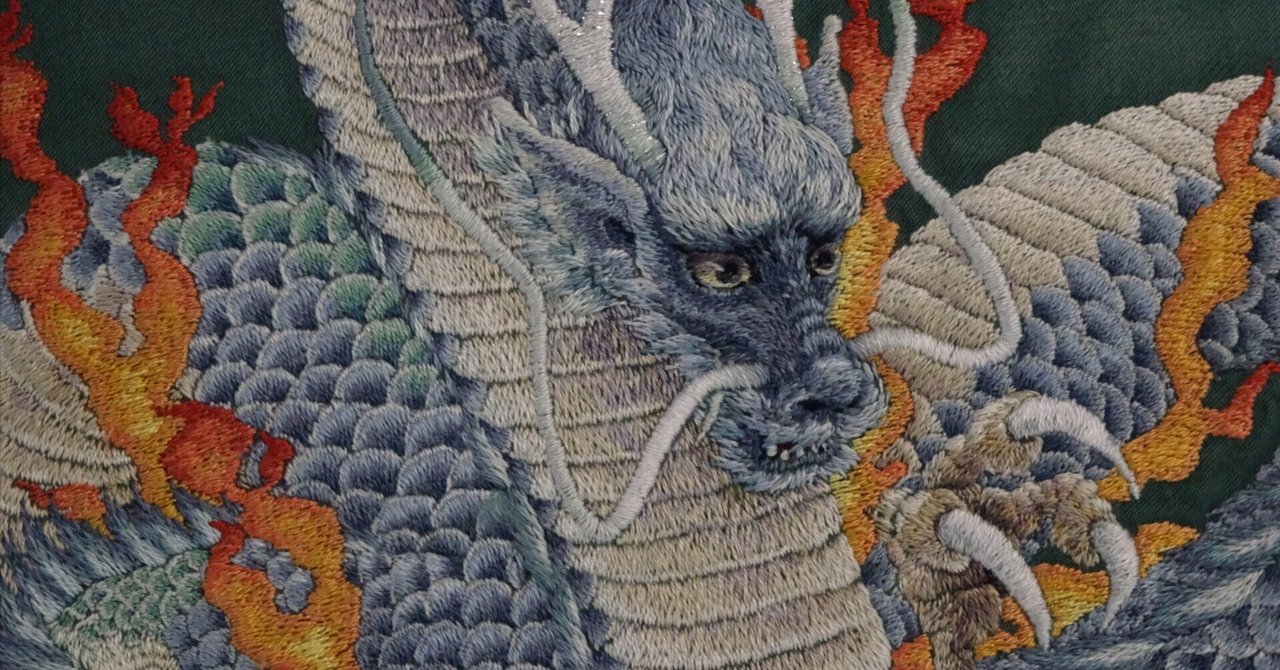 龍スカジャンができるまで①（刺繍のための準備編）｜hiroko kubota