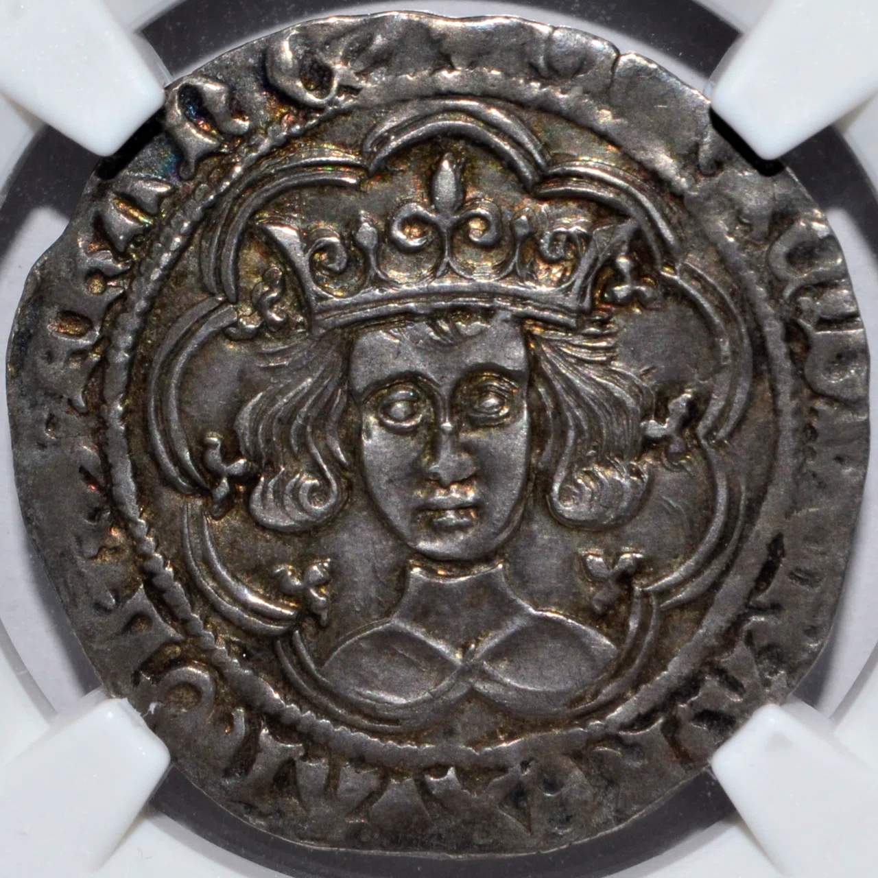 b*o様 イングランド王国 グロート銀貨 1430/1年 ヘンリー6世 PCGS アンティークコインの世界 ｜ヘンリー6世のグロート銀貨｜Shelk🦋🗝️