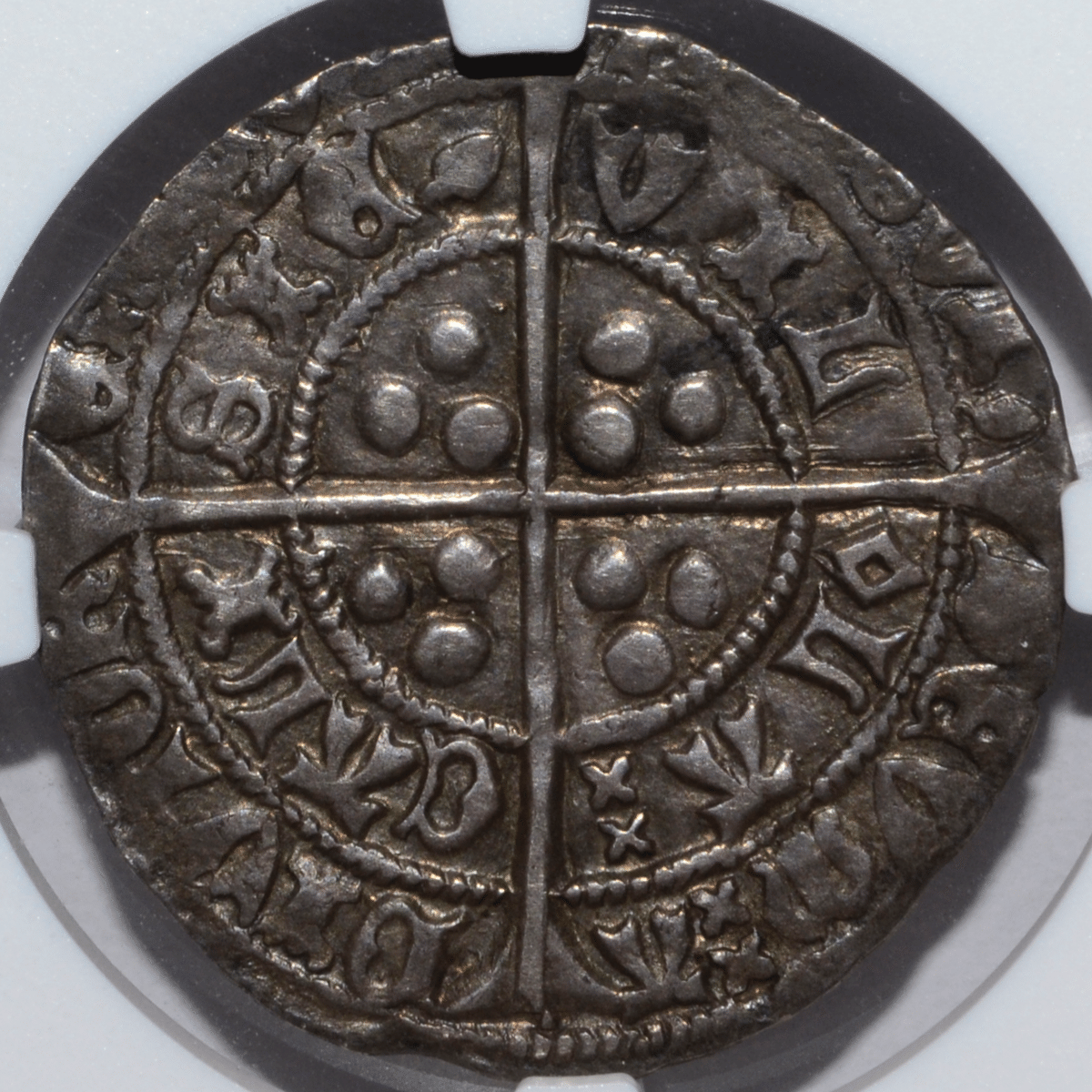 フランス 1422-1453 ヘンリー6世 サリュー金貨 百年戦争 PCGS