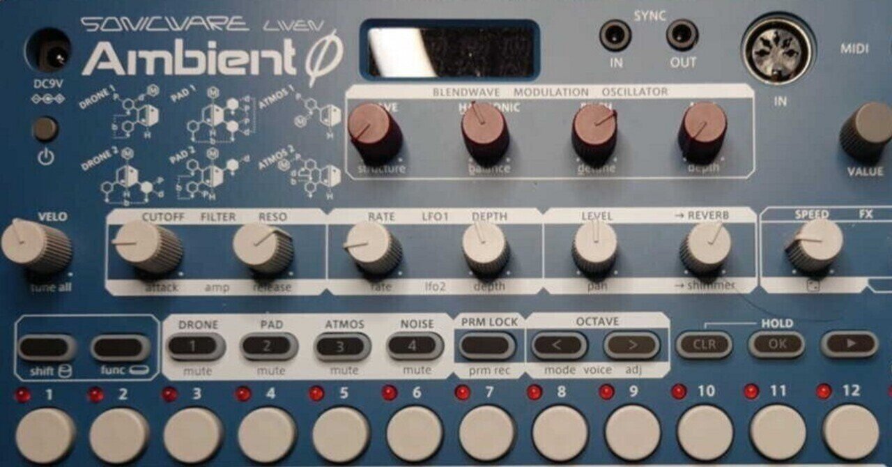 SONICWARE LIVEN Ambient Ø（アンビエントゼロ） SONICWARE LIVEN Ambient Ø（アンビエントゼロ） LIVEN Ambient