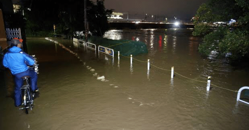 台風19号が来たので避難した記録【避難編】