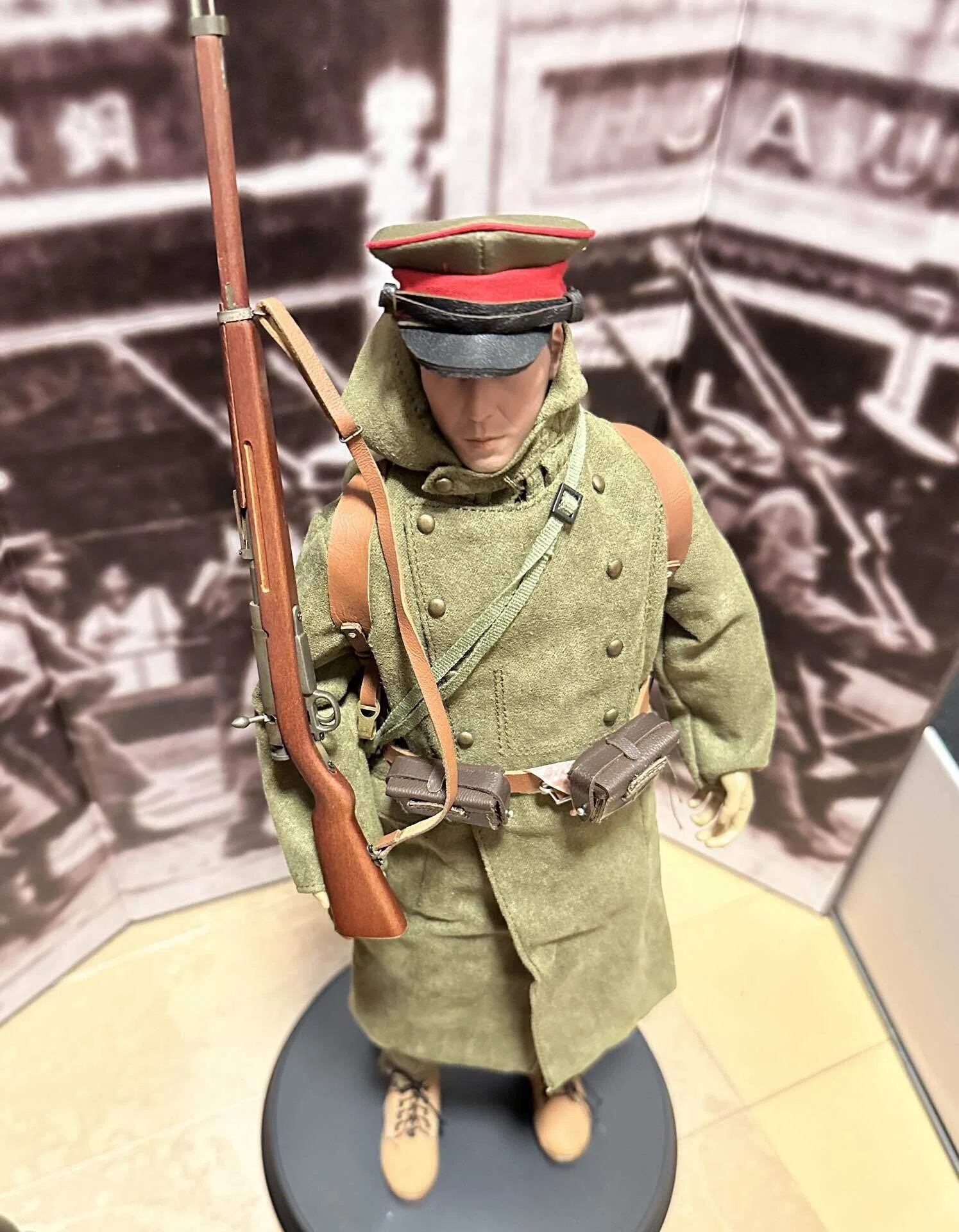 ドール 未使用品 日本軍隊の帽子4個まとめて 指定乙號 京都聯隊區司令 