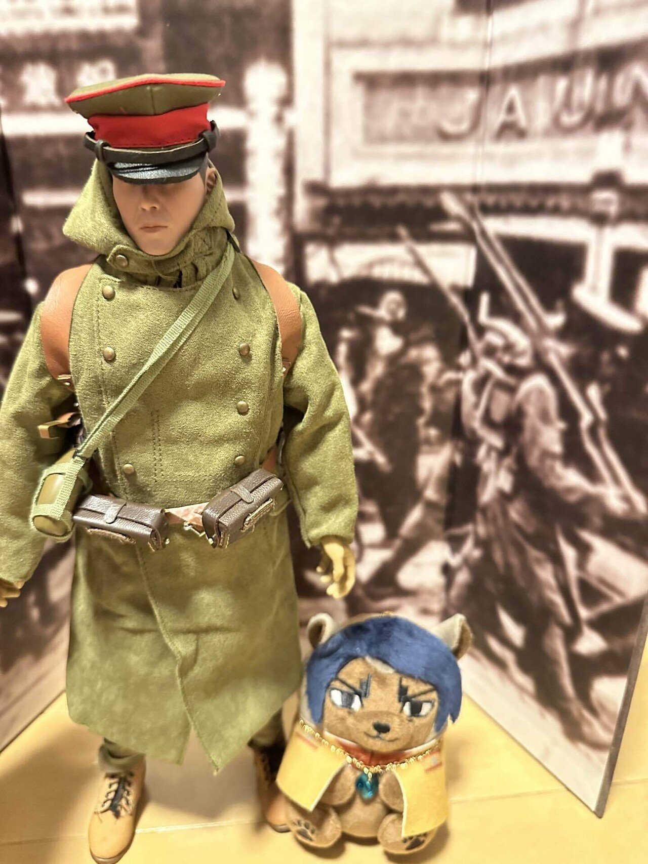 戦前「陸軍飛行兵」人形 POPTOYS 1/12 ソビエト連邦 狙撃兵 ヴァシリ 相棒 CMS010 CMS011
