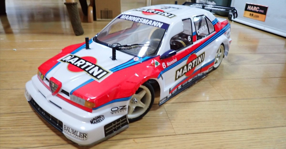 アルファロメオ 155 マルティーニ 1/10 タミヤ マルティニ アルファロメオ 155 DTM 1/10 ラジコンボディ