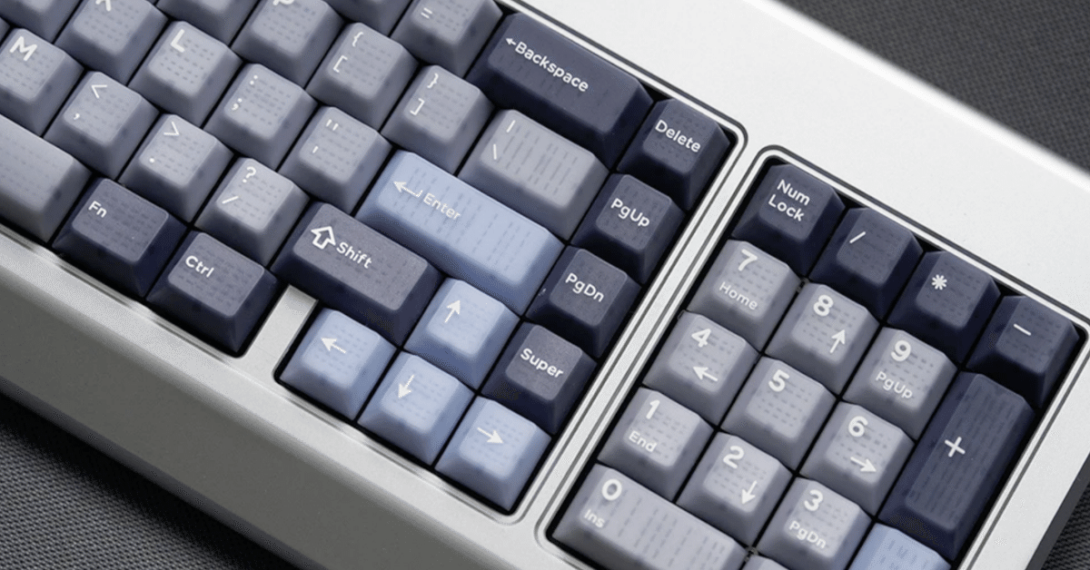 DOMIKEY HUSH DEEP SEA キーキャップセット Domikey Hush Deep Sea Cherry Profile abs doubleshot keycap