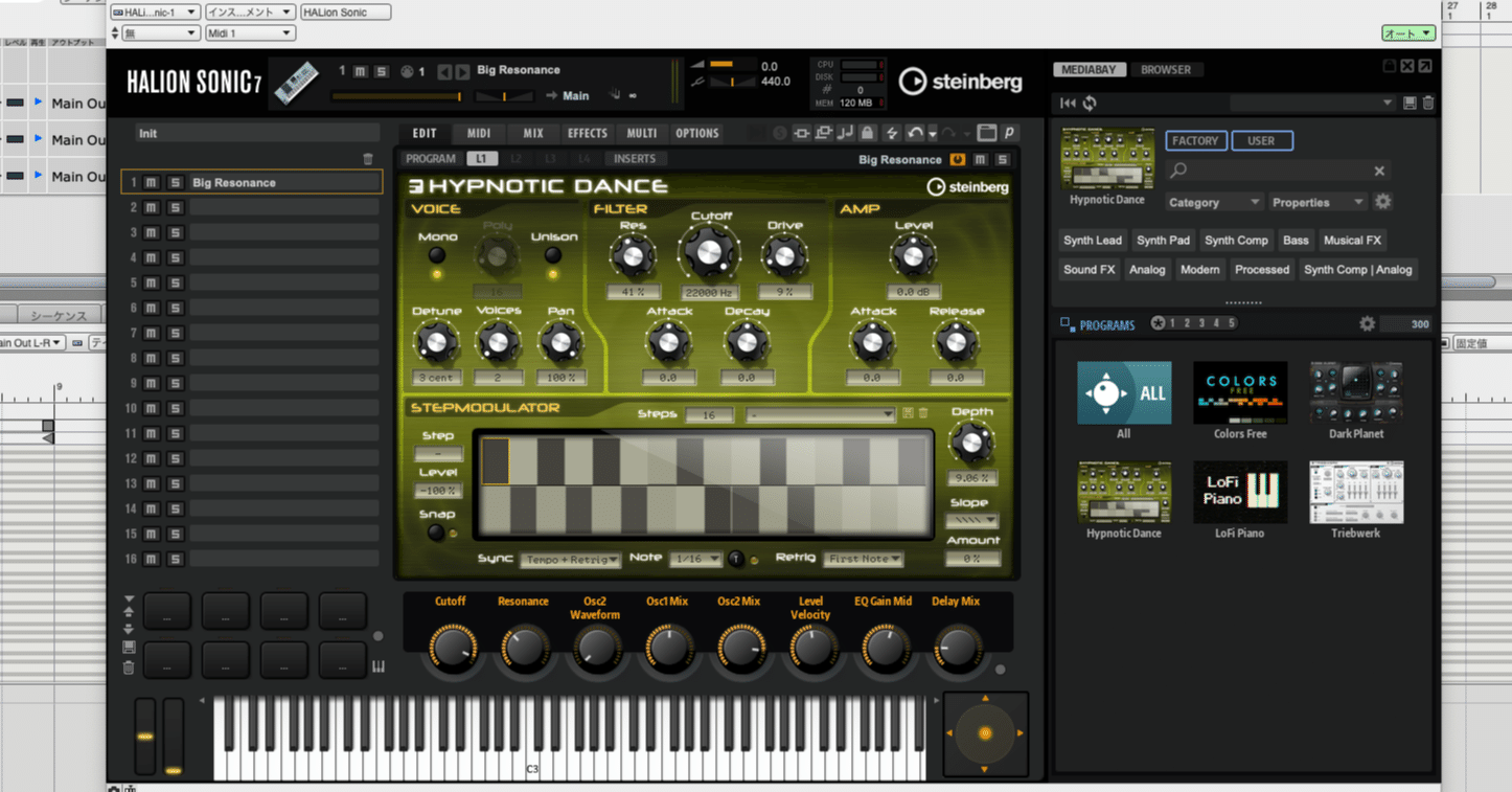 Absolute VST Instrument Collectionを現在の環境に一部復活 Absolute VST Instrument Collectionを現在の環境に一部復活