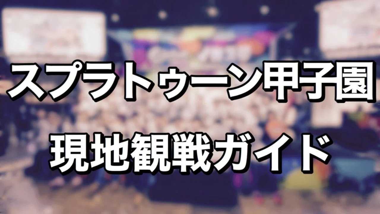 スプラトゥーン甲子園 現地観戦ガイド 望月もち Note