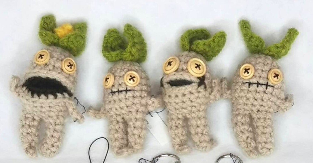 マンドラゴラの編み図｜編みgyosonまか