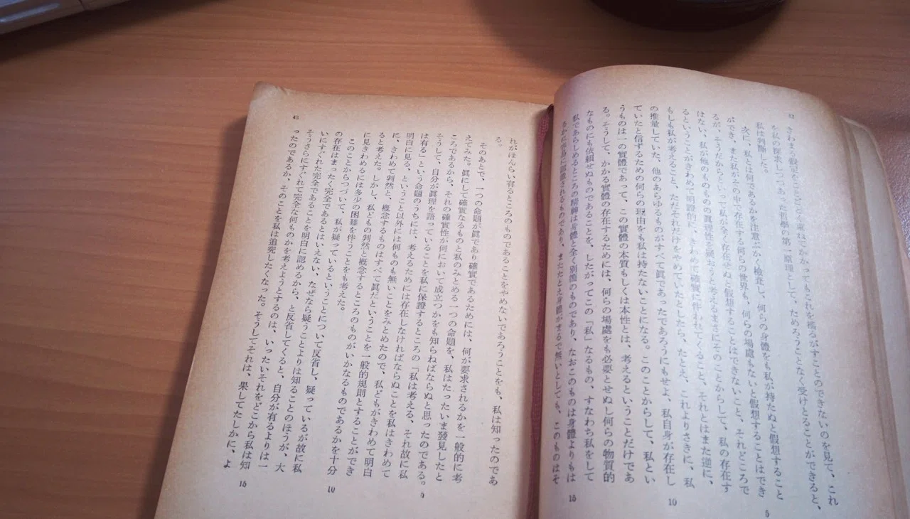 見るものと見られるもの デカルト 方法序説 Shimamura T Note