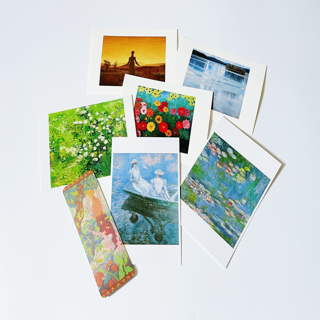 美術館へ行く、ポストカードを買う。｜むささび｜インテリア