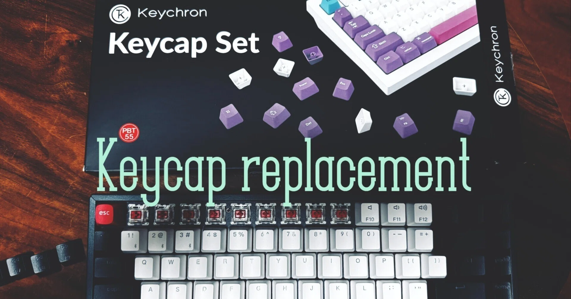 Keychron】のキースイッチとキーキャップを変えてみたら更に打鍵感が
