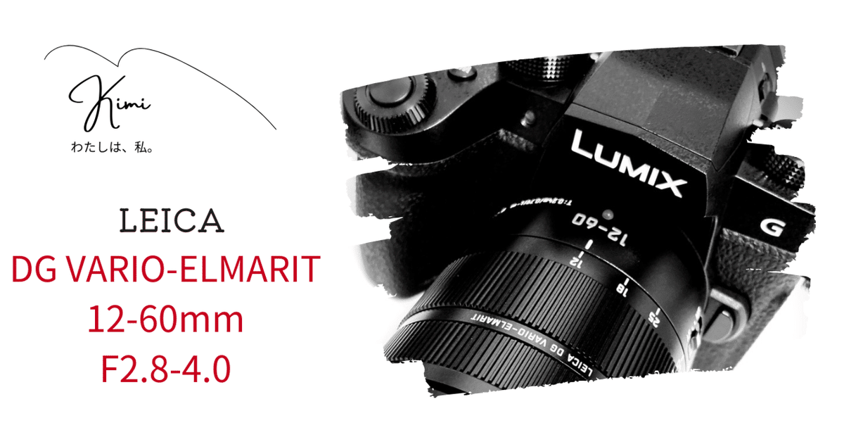 レビュー】LEICA DG VARIO-ELMARIT 12-60mm / F2.8-4.0 ASPH