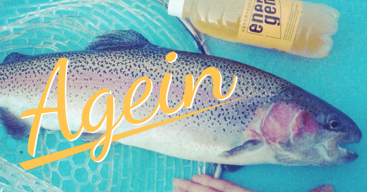 としまえんプールでどでかいニジマスを釣るagein Thingo Tksk Note としまえんプールでどでかいニジマスを釣るagein Thingo Tksk Note