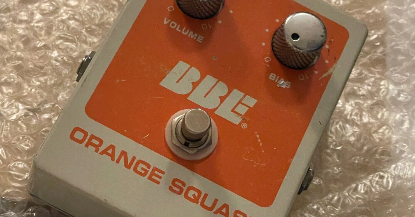 修理雑記 -BBE ORANGE SQUASH-｜fake エフェクターギター工房