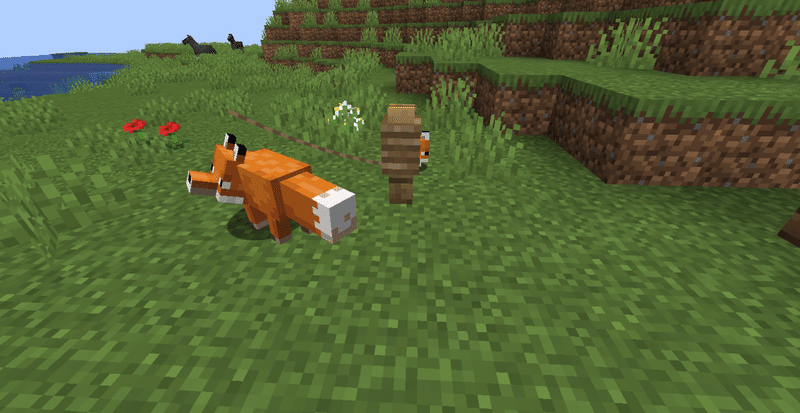マイクラのキツネに初対面 ノアス Note マイクラのキツネに初対面 ノアス Note