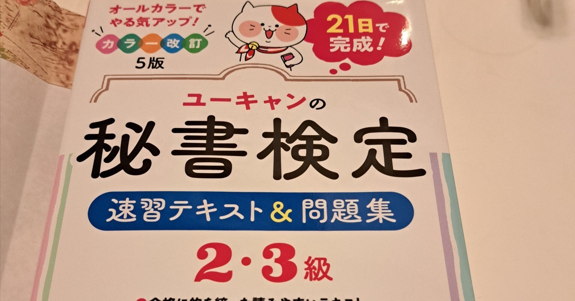秘書検定の本で凸凹を緩和できるかチャレンジ｜森埜よもぎ
