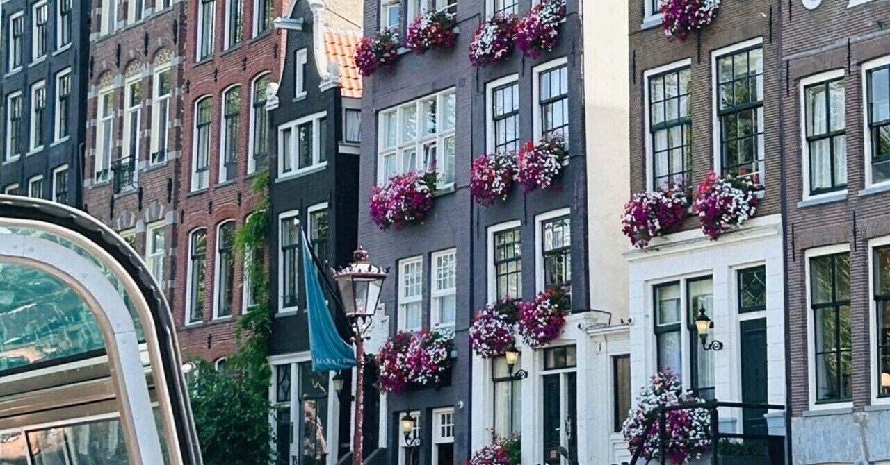 阪倉宜暢「運河の橋のたもと（オランダ・アムステルダム）」15号油彩