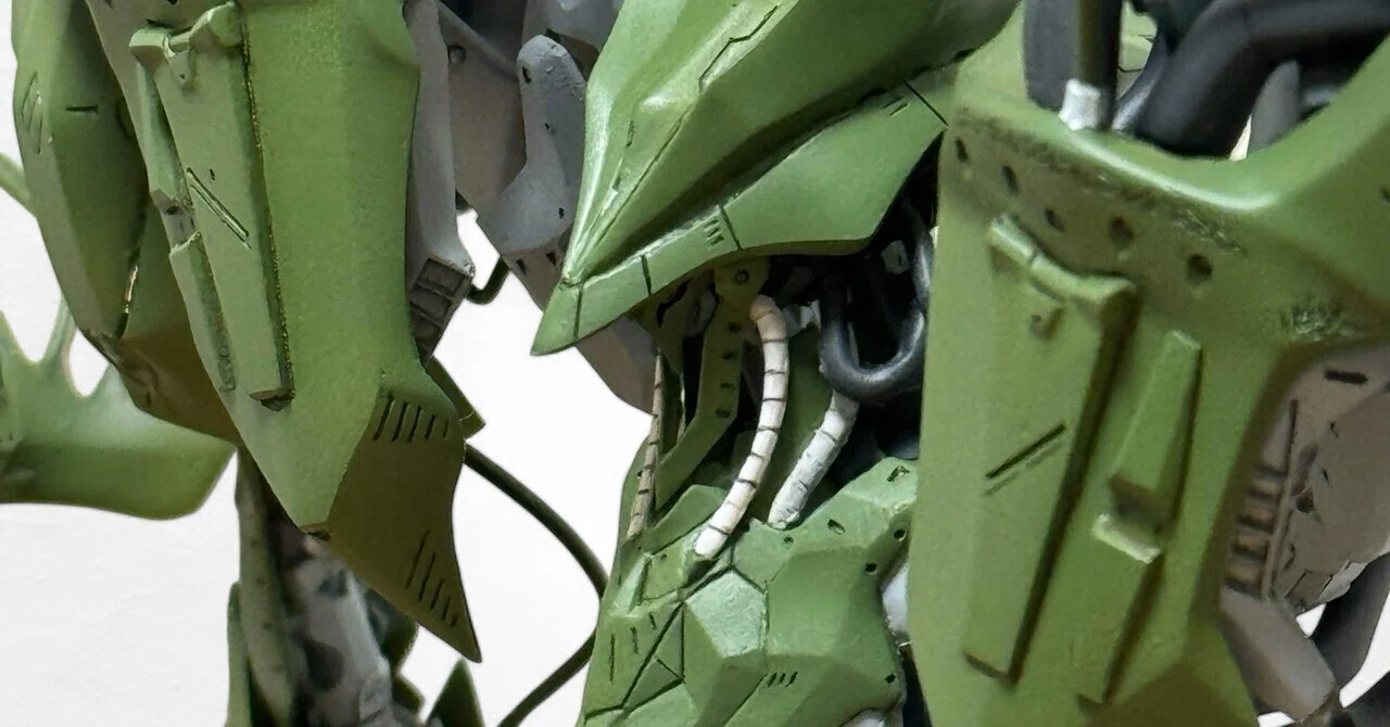 海洋堂 1/144 ヤクトミラージュ 完成｜スイートネイル