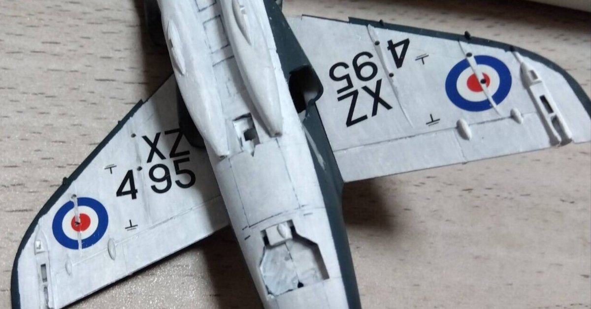 1/72 ハセガワ　シーハリアー　アパッチ　ナイトホーク　ハリアー 1/72 シーハリアーFRS.1（ハセガワ）#13～完成＆制作後記｜はりす