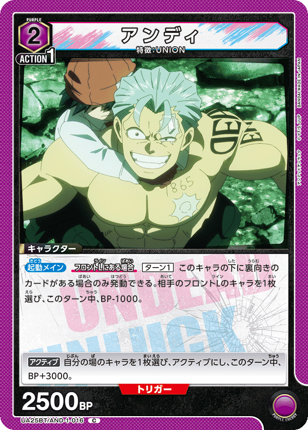 紫アンデラ(UNION)デッキ解説|ぬこっち 紫アンデラ(UNION)デッキ解説|ぬこっち