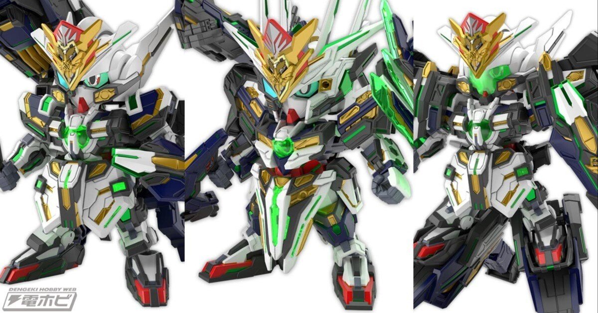 3体揃えることでさらなるギミックも!?ガンプラ「SDW HEROES キャプテン