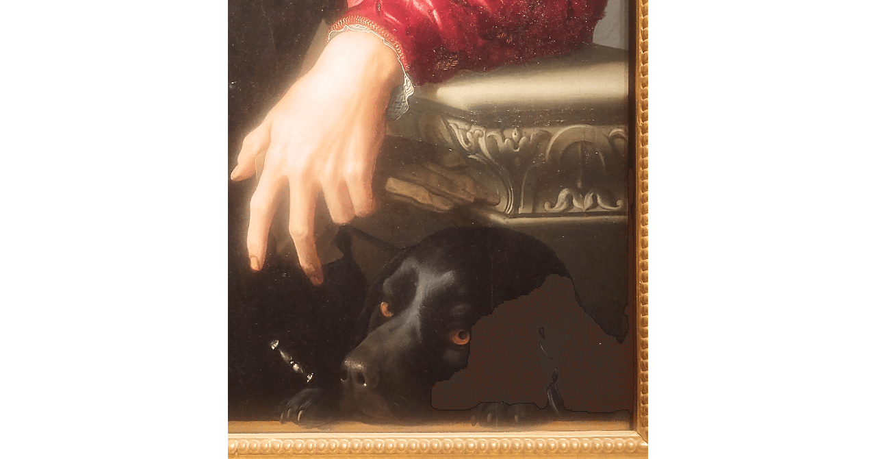 気品ある犬の肖像版画、アンティーク．リトグラフ 気品ある犬の肖像