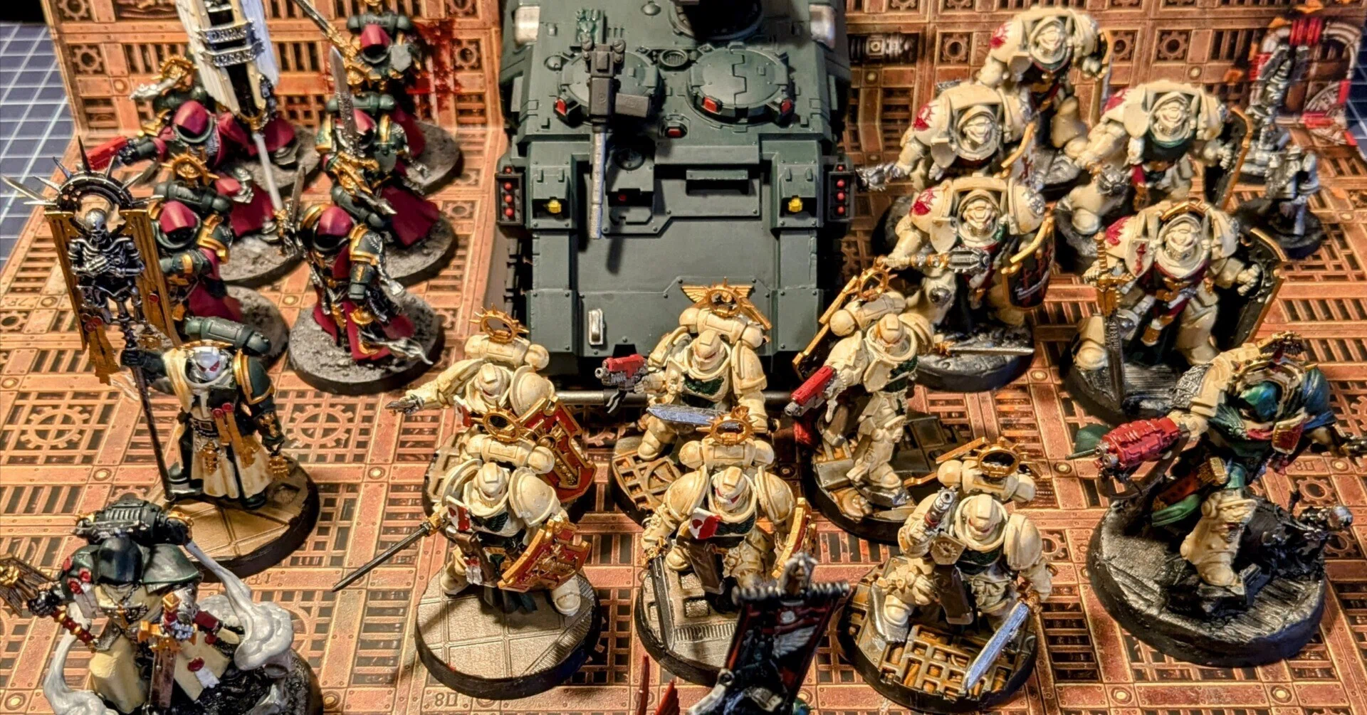【塗装】ウォーハンマー 40k ダークエンジェル 大型アーミー（メタル希少など） ウォーハンマー40k】ダークエンジェル1000pt完成！｜キミドリ@KMDR