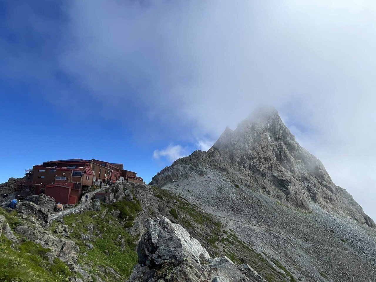 北アルプス縦走 5Days】Day.2 徳沢キャンプ場～槍ヶ岳・槍ヶ岳山荘