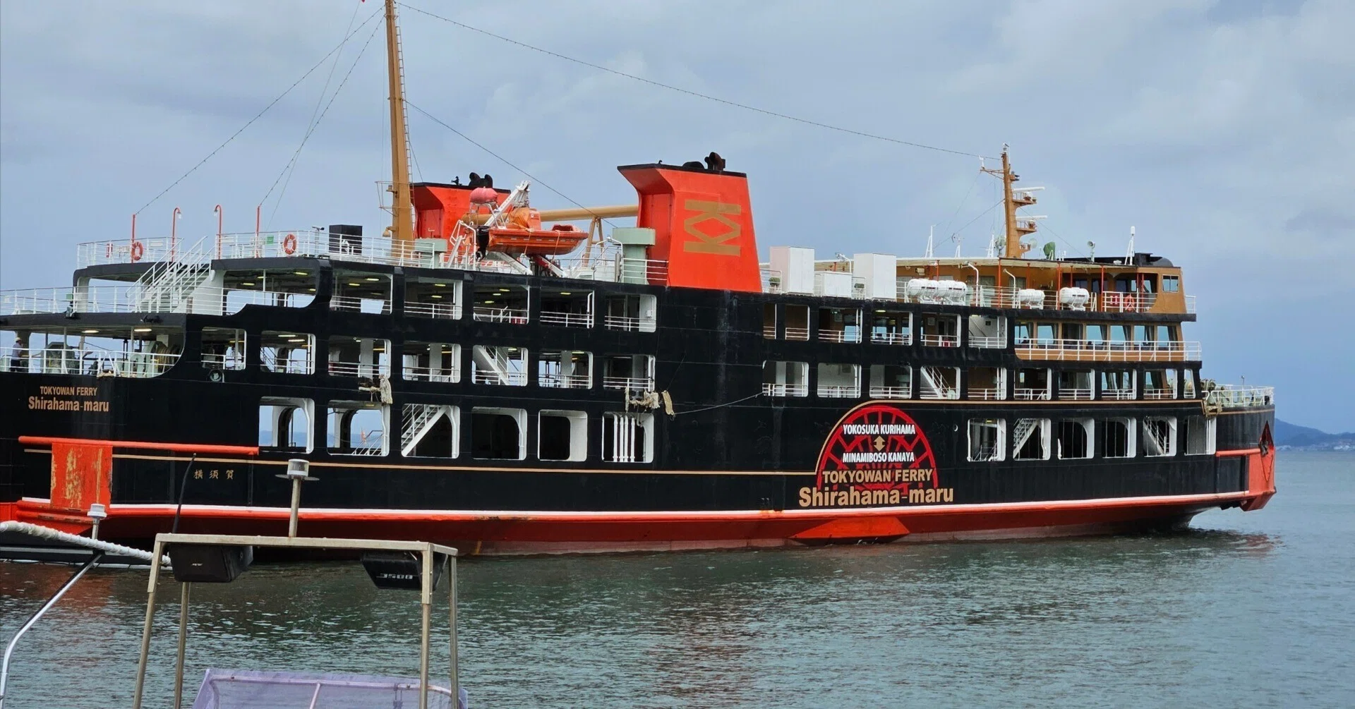 🛳️金谷の港に、黒船来襲🚢｜りんごりん