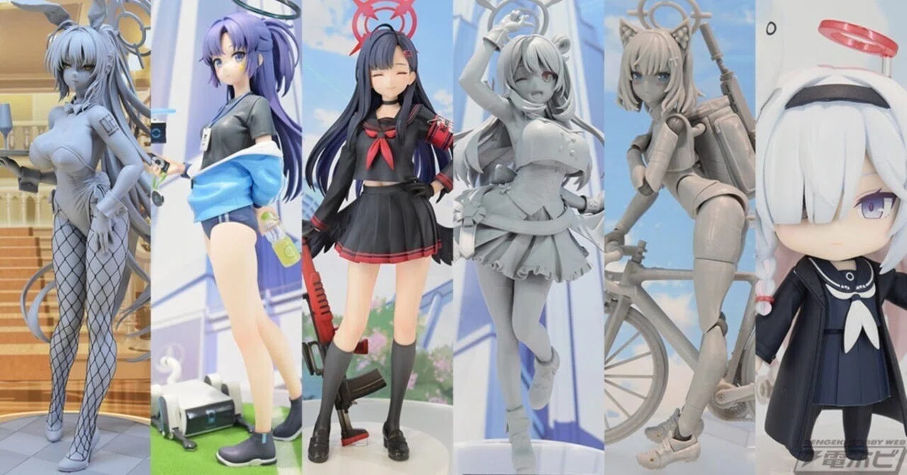 イチカ、ユウカ（体操服）や角楯カリン（バニーガール）が展示 