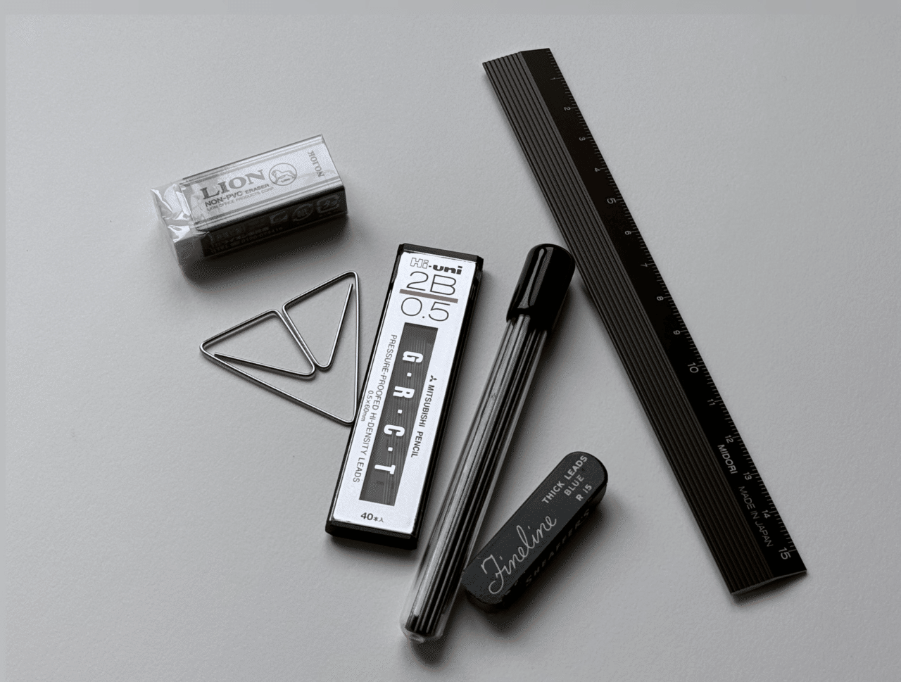 最小のデスク(筆箱紹介#3)【POSTALCO ツールボックス NAVY BLUE】｜鬻