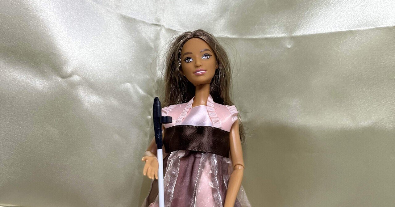 blind craft 夢見るリボンクラフトドレス 視覚障害バービーのために