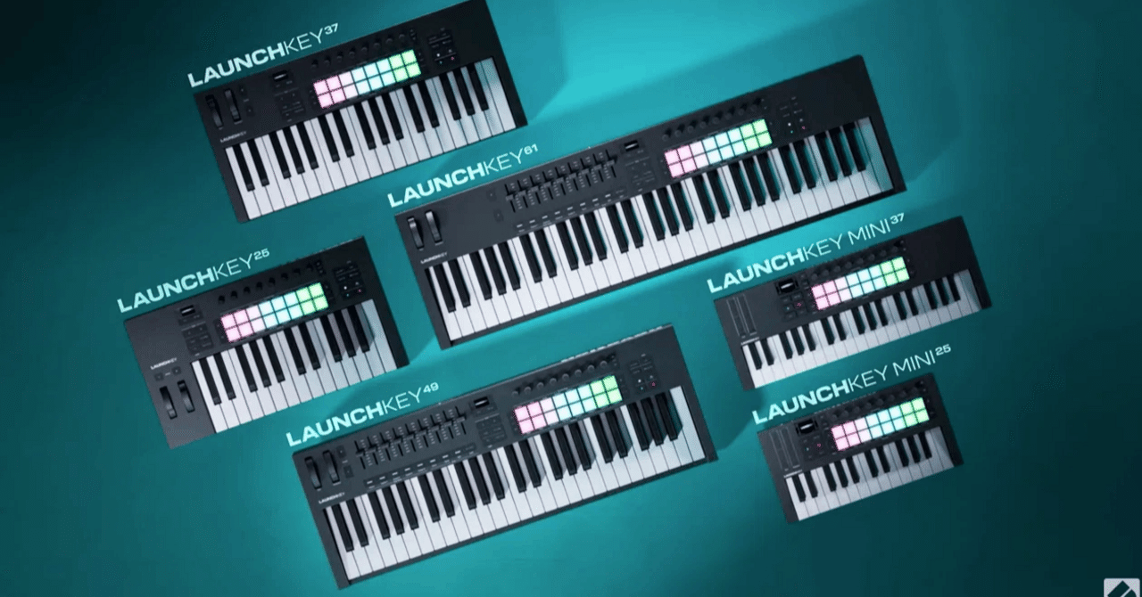 Launchkey MK4は選べるバリエーションを増やしたところがえらい！ Mini