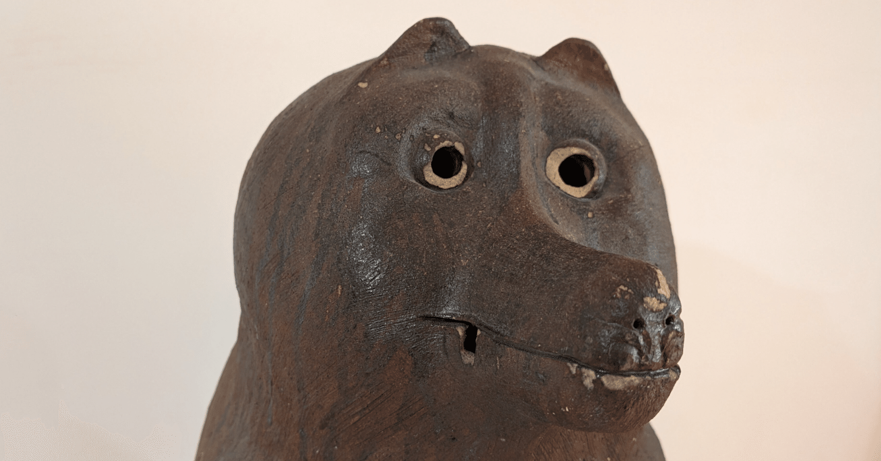 どっしり迫力ある時代物の越前焼きのニ耳種壺検古民具