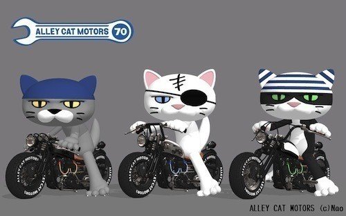 Alley Cat Motors 3dcgデフォルメバイク 壁紙 Nao Note