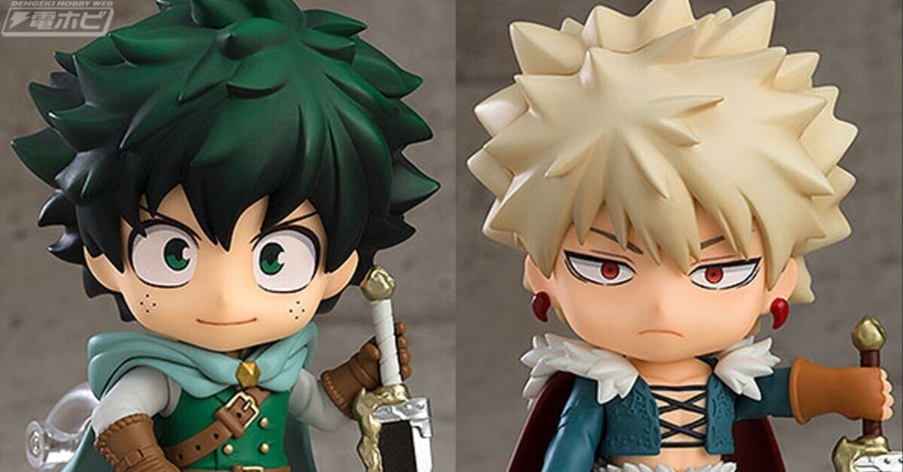 剣を持った姿がかっこいい！『僕のヒーローアカデミア』緑谷出久と爆豪