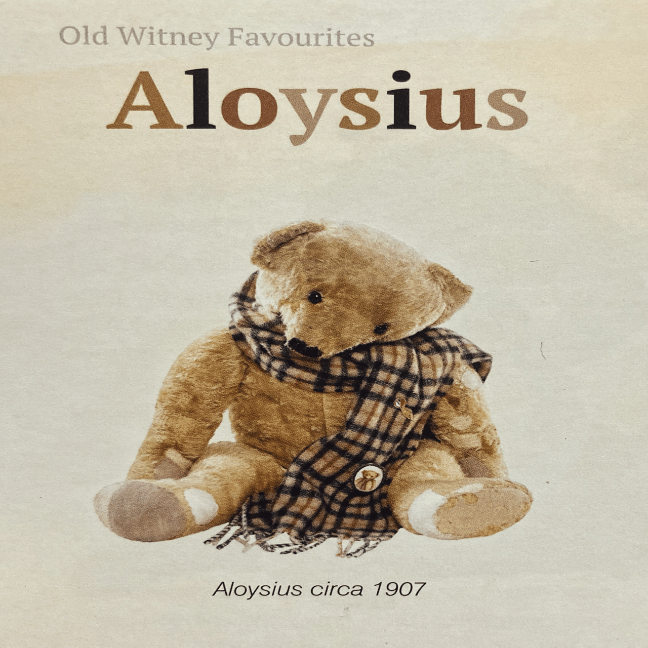 とても貴重なイギリスのテディーベアの老舗ニズべのテディベアです