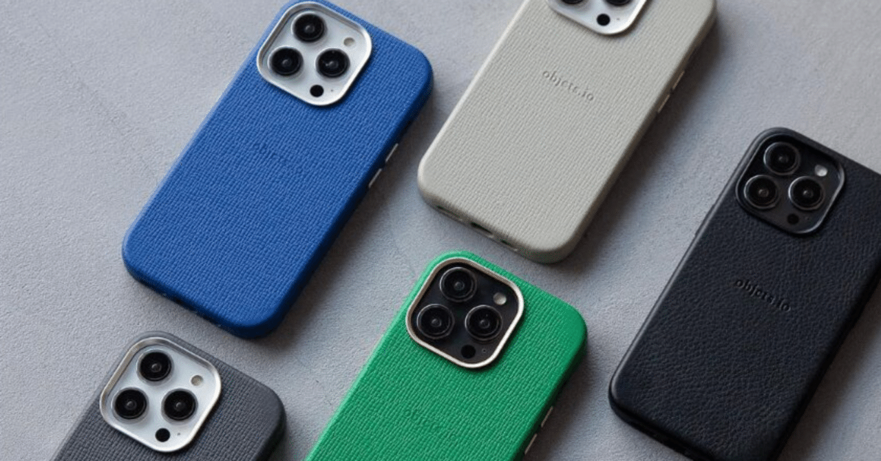 objects.io iPhone15Proケース+ウォレット ホワイトベージュ