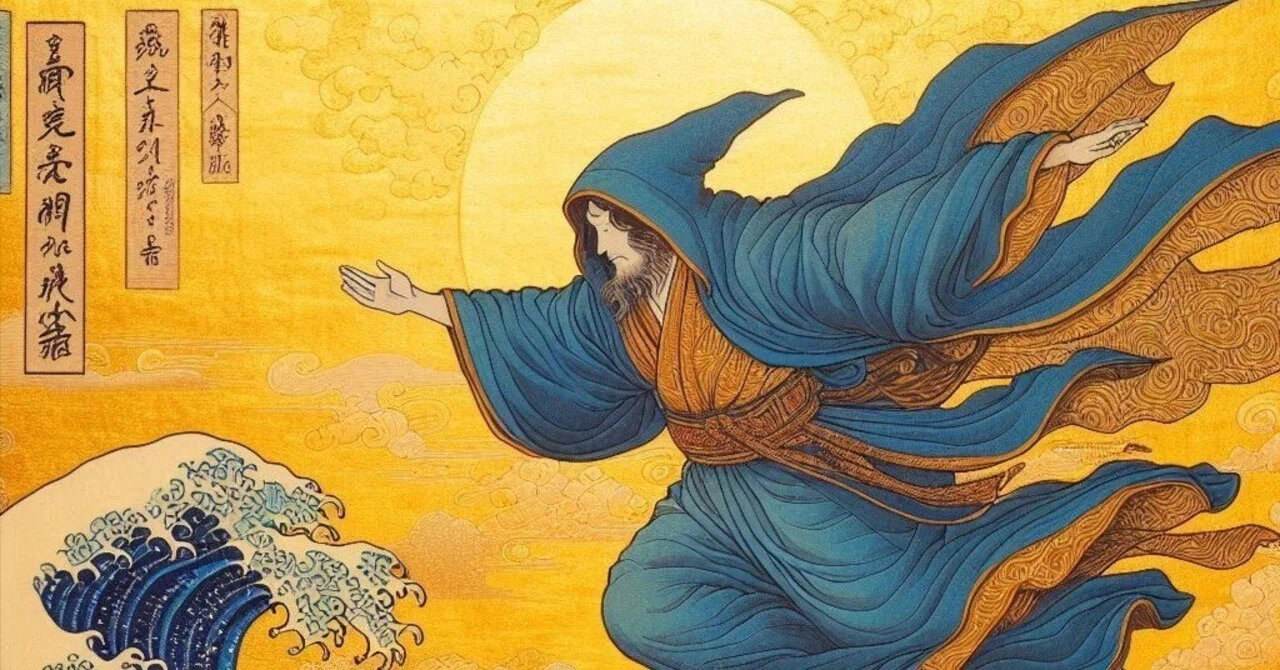 人工知能さんに「その者青き衣を纏いて金色の野に降り立つべし」の絵を