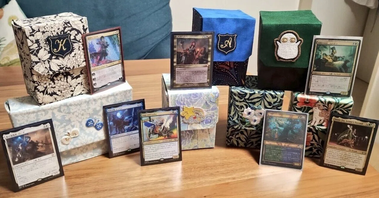 手作りデッキケースのレシピ公開！【MTG統率者向け】｜ばんどらー