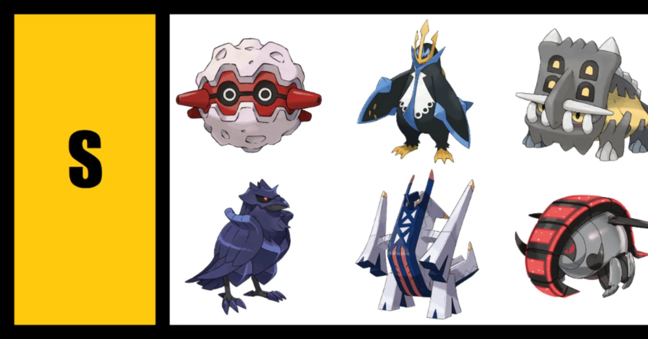 ポケモン】はがねタイプの好きなポケモンについてランク表を考えてみた